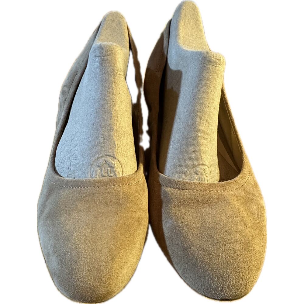 Franco Sarto Women's Slip-On Shoes Brown Suede Size 9.5‎ Casual